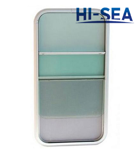 Aluminum Vertical Sliding Window for Ship