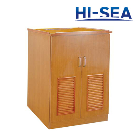 Marine Wood Refrigerator Cabinet