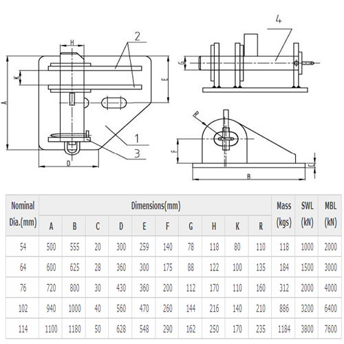 Marine Towing Bracket