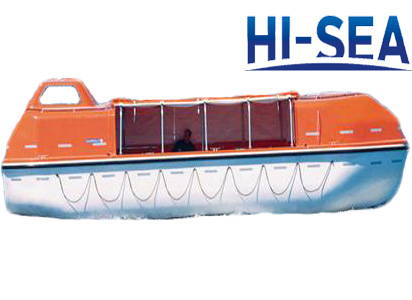 Partially Enclosed FRP Lifeboat
