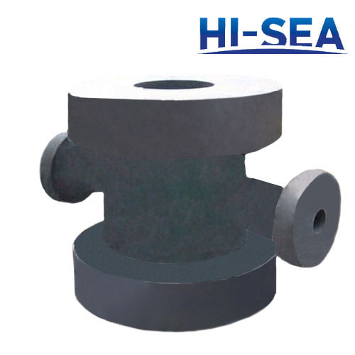 Petroleum Machinery Casting Four-way Pipe Fitting