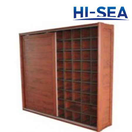 Marine Aluminum Flag Cabinet