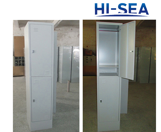 Marine Steel Doule-tier Wardrobe