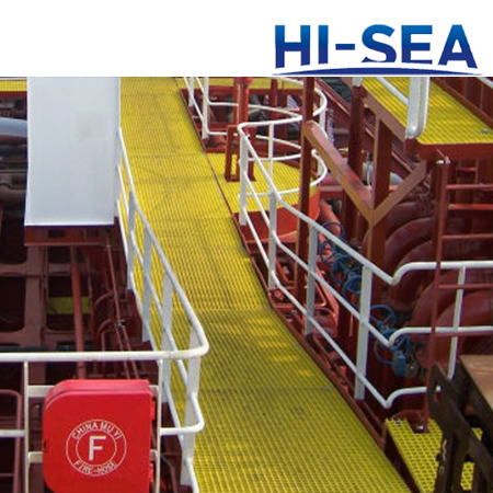 FRP GRP Fiberglass Ship Deck Grating