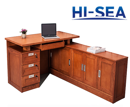 Full Aluminum Marine Office Table