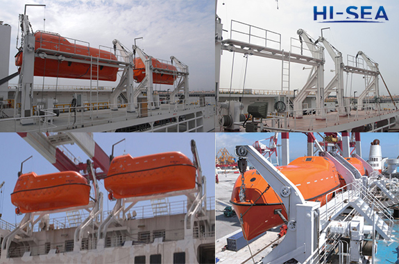 Gravity Roller or Sliding Track Davit