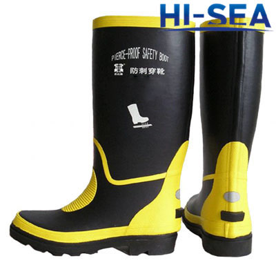 Pierce Proof Fire Fighter Rubber Boots 