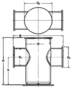 Single Cruciform JIS2804 Cross Bitt