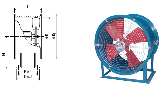 SF Marine Low-noise Axial Flow Fan