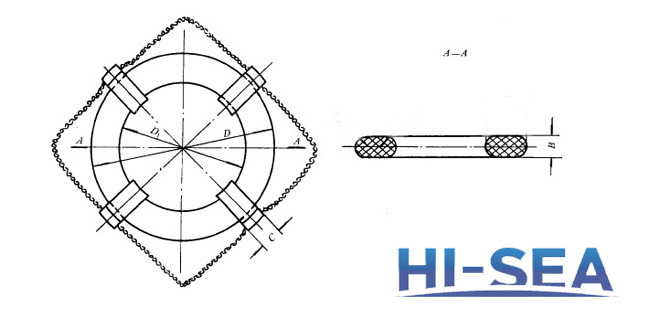 4.3kg Integral Life Buoy