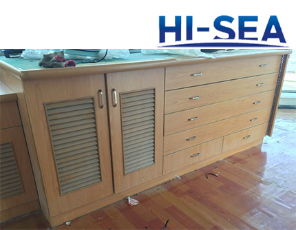 Wood Marine Chart Table