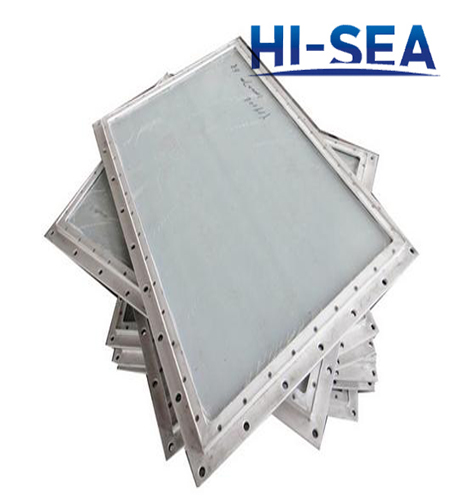 Marine Aluminum Bolted Fixed Rectangular Window for Wheel House