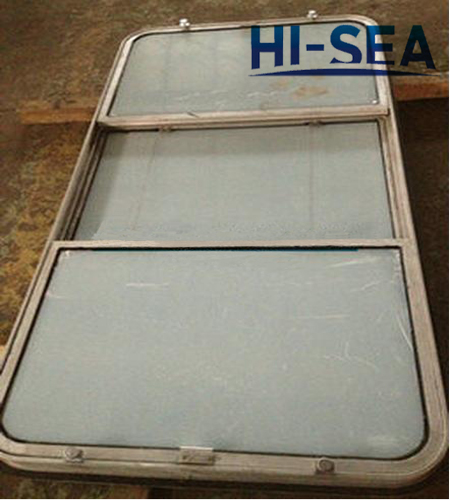 Yacht Aluminum Three Pane Sliding Window