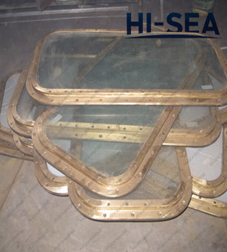 Marine Copper Fixed Rectangular Window