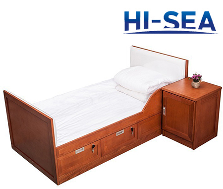 Marine Full Aluminum Single Bed with Locks