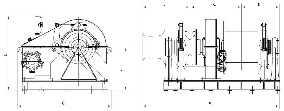 Hydraulic Anchor Mooring Winch