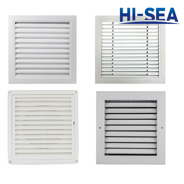 Square Air Ventilation Louvered Grille