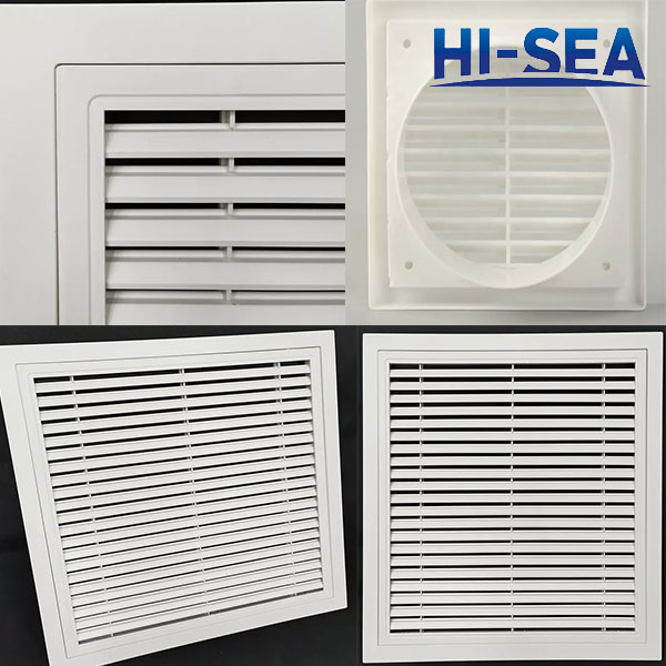 Square Air Ventilation Louvered Grille