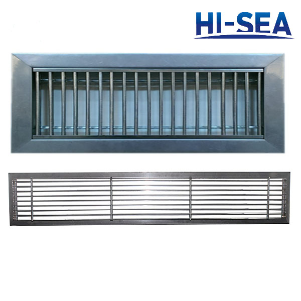 Stainless Steel Side Wall Grille Louver