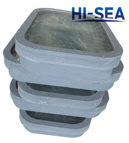 Marine Class A60 Welded Fireproof Rectangular Window 