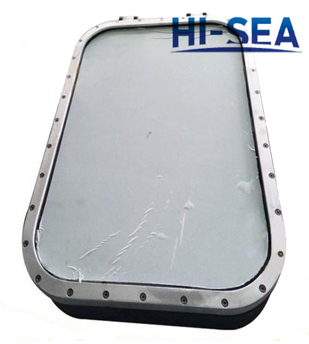Steel Welded Fixed Rectangular Window for Wheel House 