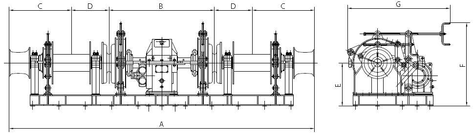 Hy-combined Windlass Mooring Winch