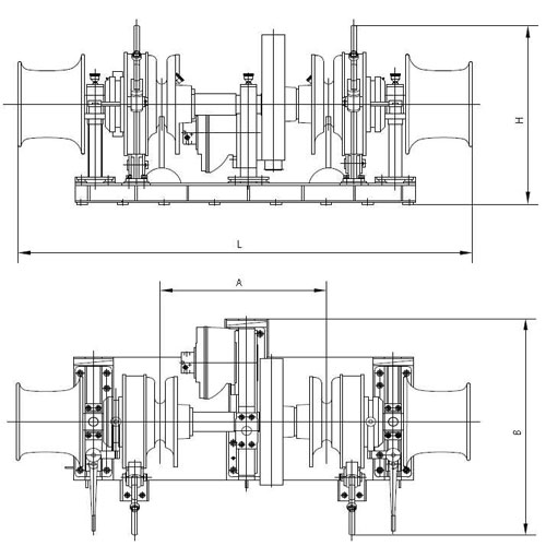 Hydraulic Double Windlass
