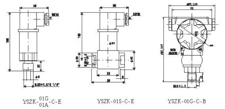 YSZK type Marine Pressure Transmitter
