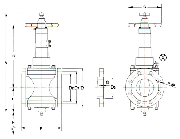 Handwheel Operated Fluid Valve