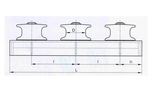 Open Type Three-Roller Fairlead