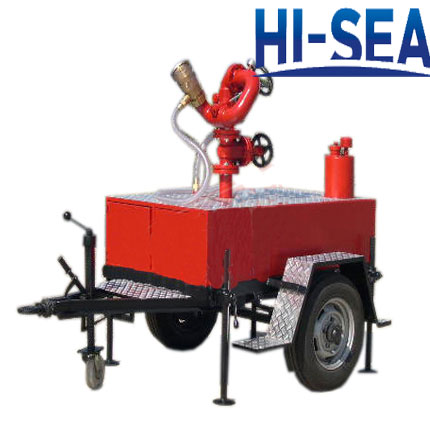 Trolley Mounted Fire Monitor