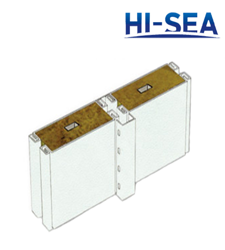 Type C Composite Rock Wool Wall Board with Cable Slot