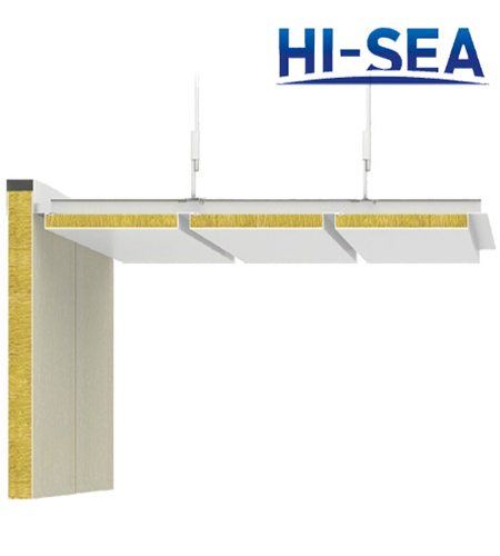 Type D Cockle Composite Rock Wool Ceiling