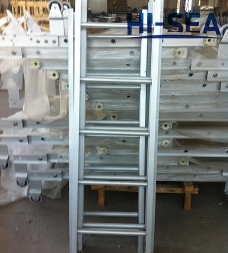 Marine Aluminum Pipe Vertical Ladder
