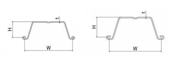 W Type Steel Sheet Pile