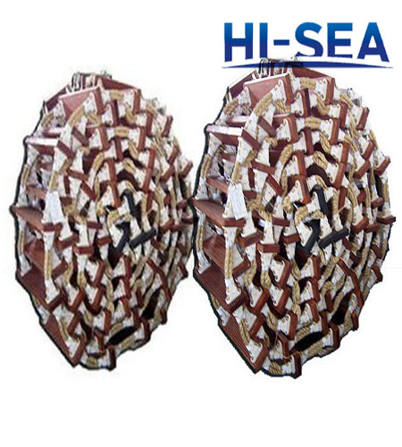 Wood Mount Ship Rope Ladder 