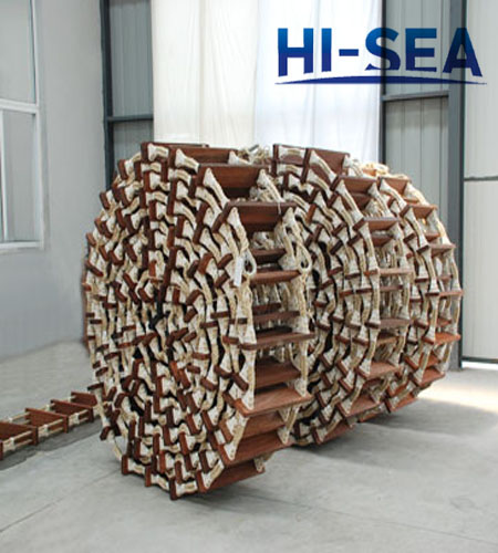 Wood Mount Ship Rope Ladder 