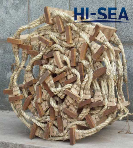 Wood Mount Ship Rope Ladder 