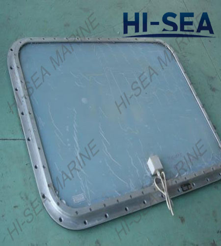 Marine Aluminum Rectangular Window with Electrical Heating Glass