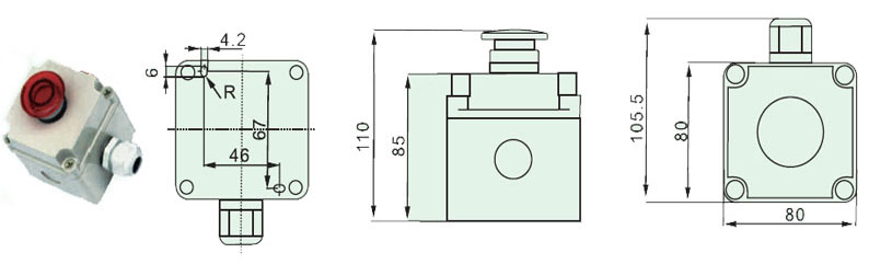 Marine Button Switch