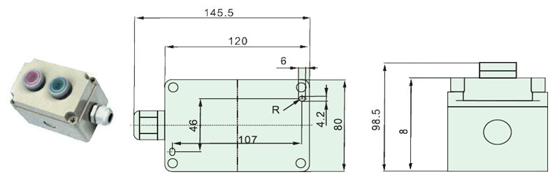 Marine Button Switch