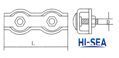 Zinc Plated Duplex Wire Rope Clip