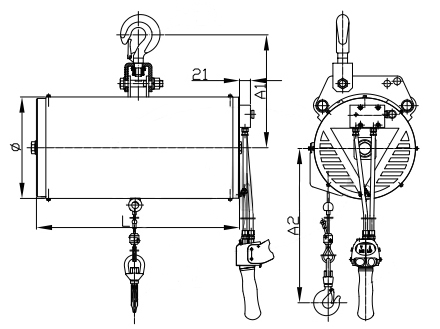 320kg Reeved Type Air Balancer