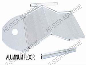 Inflatable sport boat with aluminum floor