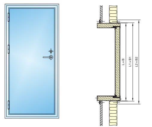 Marine Soundproof Steel Door