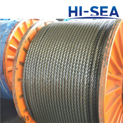 Compacted steel wire rope 6��36