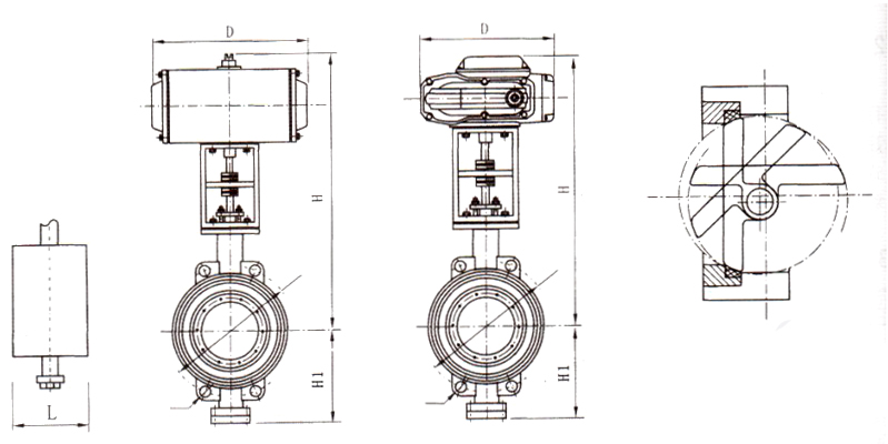 Elctric Control Eccentric Butterfly Valve