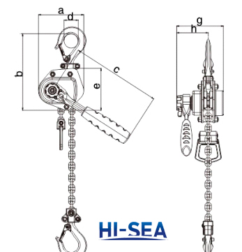 DC Type Manual Lever Chain Block