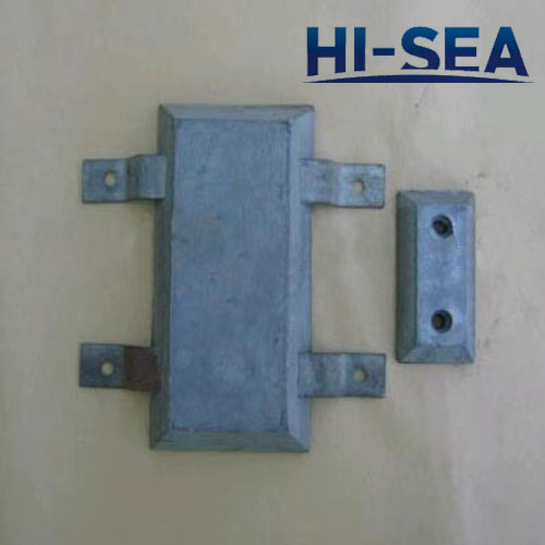 Welding Type Zinc Anode for Ship Hull