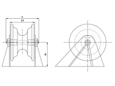 GB290-84 Hawse Pipe Chain Wheel